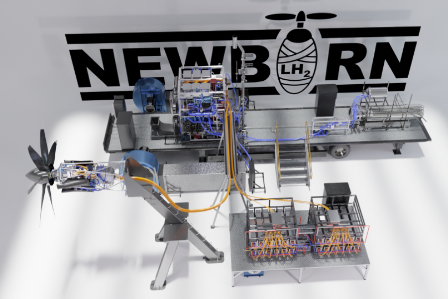 Členové HYTEP, Honeywell a ÚJV Řež, spojili síly v rámci projektu NEWBORN, testují nový vodíkový zdroj energie pro letectví